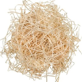 Doubleyou Geovlies and building materials Easter grass green or nature for The Easter basket wooden wool Easter egg decorative grass, 1000 g