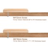 sourcing map Wood Pull Handles, 5pcs 160mm/6.3" Hole Distance Wooden