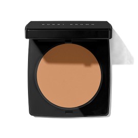 Bobbi Brown Sheer Finish Pressed Powder | Oil-Absorbing Setting Powder | Oil-Absorbing, Mattifying Face Powder for All-Day Shine Control | Includes Powder Puff, Golden Brown​