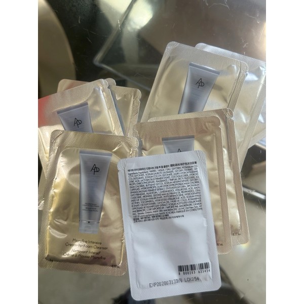 AMOREPACIFIC AMORE PACIFIC Microfine Intensive Cream To Foam Cleanser Samples