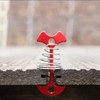 Alnicov 10 Pcs Fishbone Deck Anchor with Spring Buckle for