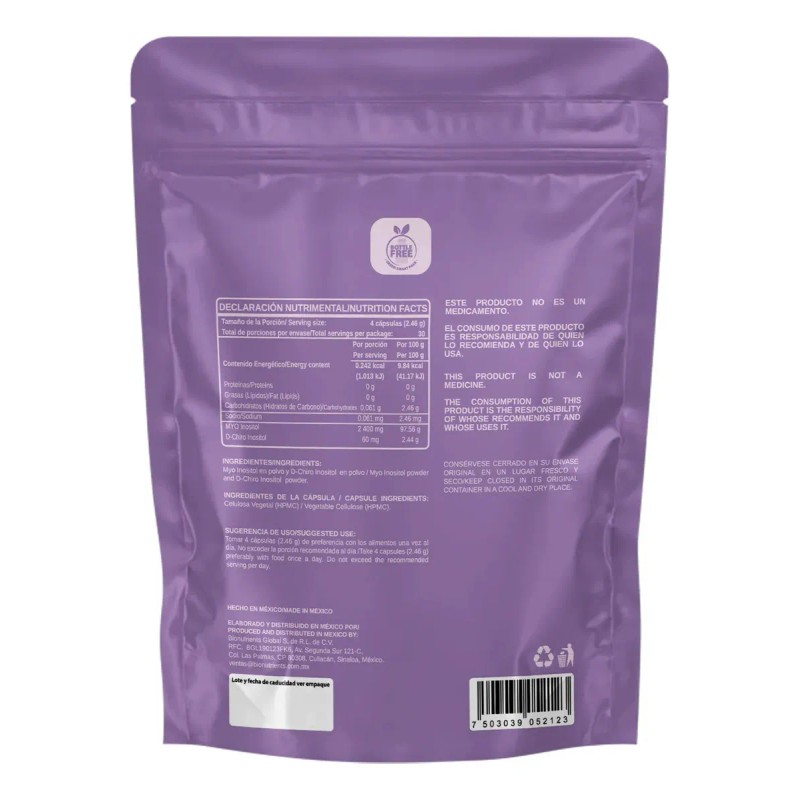 Wellthy Myo Chiro Inositol 120caps