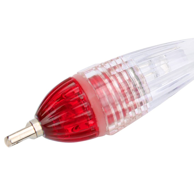 Luminous Squid Jig Hooks Red Light Colour LED Fishing Lure