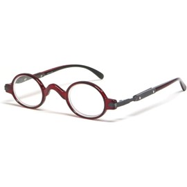 Calabria R314/R501S Vintage Retro Metal Reading Glasses +3.00 Tortoise Green Men Women Professor Round Single Power Readers