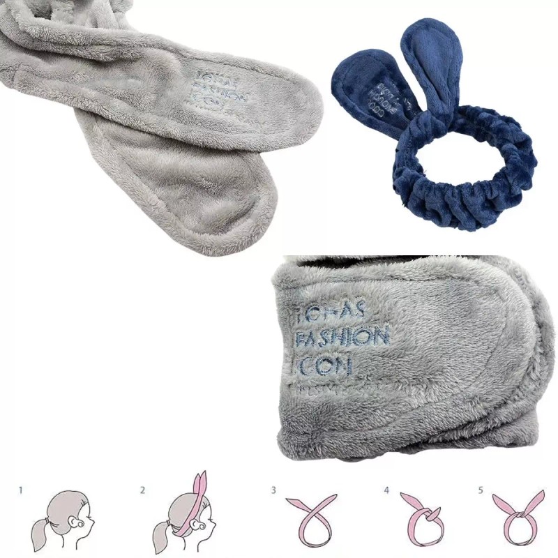 Universo en Linea Diadema Banda Cabello Orejas Conejo Maquillaje Niñas