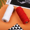 100m Red Christmas Twine Cotton String Natural Jute Rope Baker