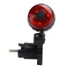 Bike Handlebar Plug Light with Rearview Mirror Bicycle Accessories Cycling
