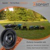ASDFGHT 13" Flat Free Wheels for Gorilla Cart, Wheelbarrow, Garden