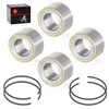4pcs Front Rear Wheel Bearing & Circlip for Can-Am Maverick