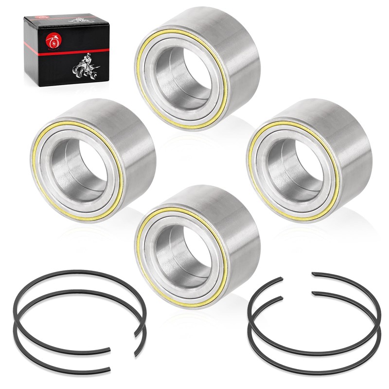 4pcs Front Rear Wheel Bearing & Circlip for Can-Am Maverick