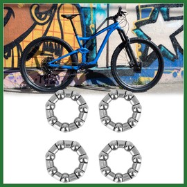 Motoforti 4pcs 25mm Crank Bearings Wheel Bicycle Bearing Retainer for Bike Long-lasting