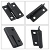 Cionyce 2 PCS Black Stainless Steel Lift Off Hinges -