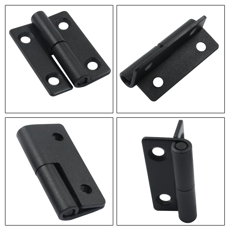 Cionyce 2 PCS Black Stainless Steel Lift Off Hinges -