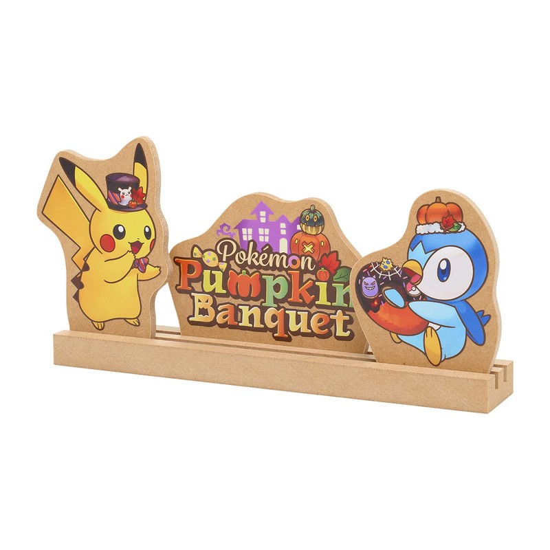 Pokemon Center Original Woodtone Objects Pokémon Pumpkin Banquet
