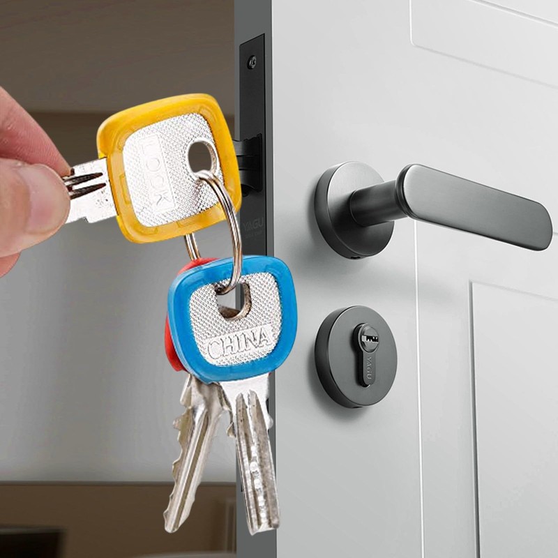 SAIIURV 100 Stück Silikon Schlüsselkappen Bunte Schlüsselkapp