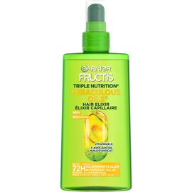 Garnier Garnier Fructis Miraculous Oil Treatment with Avocado, Olive, & Almond Oils for Dry to Very Dry Hair, Triple Nutrition, 150mL