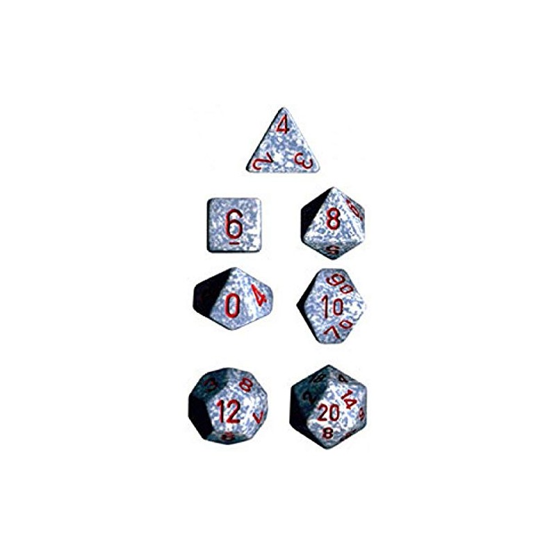 Chessex DND Dice Set D&D Dice-16mm Speckled Air Plastic Polyhedral
