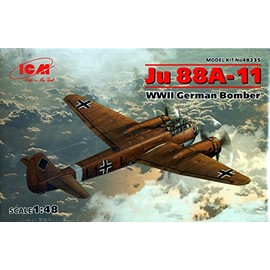 ICM48235 1:48 ICM Ju 88A-11 WW2 German Bomber [Model Building KIT]