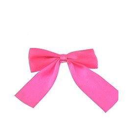 Zac's Alter Ego Satin Bow with Tails on Baby Barrette