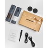 Stainless Steel Electric Salt and Pepper Grinder Set (Wedgwood Blue)