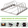 Rib Rack for Smoking, Foldable Rib Rack, Stainless Steel 4