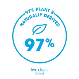 Live Clean Baby Bubble Bath and Wash, Calming Bedtime, 10 oz