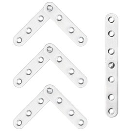 4 Sets of 360 Degree Rotating Stainless Steel Door Pivot Hinges (77mmx16mm)