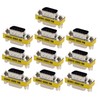 Heyiarbeit 9-pin 2-Row DB9 VGA Gender Changer Male to Female