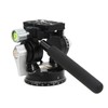 Fluid Tripod Head with Storage Case Plate, Handle, Panoramic Base,