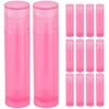 30 Tubos de Bálsamo Labial Rosa de 5g, Rellenable, Material