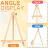 ESRICH 4 Pack 9 Inch Wood Easels - Tripod Painting