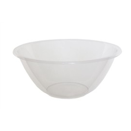 Concept4u 30CM Plastic Mixing Bowl for Baking Clear Reusable Kitchen Serving Bowl Transparent Mixing Cup for Cooking for Food Popcorn Salad Prep Baking Fruit, Vegetable, Salad