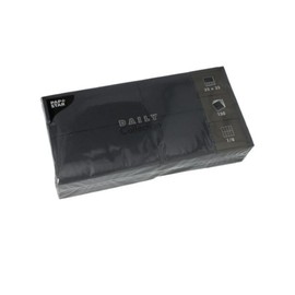 PAPSTAR 150 Servietten 'Daily Collection' 1/8-Falz 32 cm x 32 cm schwarz