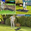 Nicecho Heavy Duty 17"x10" Lawn Leveling Rake w/ 60"L Adjust