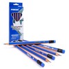 PABLUE Fat, Thick, Strong Triangular Presharpened 2B Pencils, Jumbo Wood