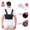 Men's chest corset with chest strap with braces. Ideal for