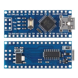 4Pcs for Nano V3.0 ATmega328P Nano Board CH340 5V 16M Micro Microcontroller Board with PIN Headers Pin Unsoldered Compatible with Electronics Development Board Nano 328P Nano 3.0