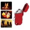 Double Arc Plasma Lighter Windproof Waterproof Flameless USB Electric Lighter