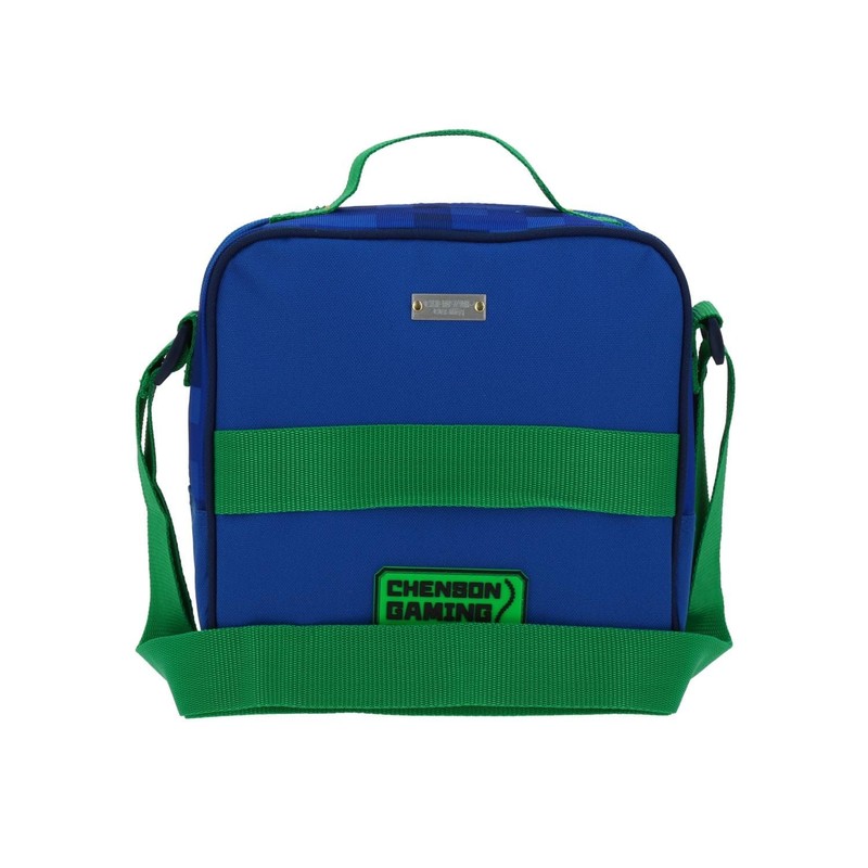 Lonchera Azul Escolar con Diseño Gamer Chenson Original Galaga