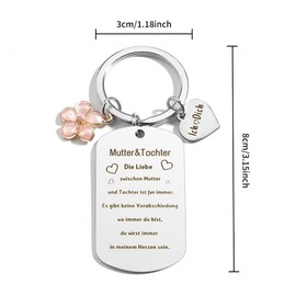 Hoosmoon Gifts for Mum Mother's Day Gifts for Mum Keyring Mum Best Mum Gift Mum Birthday Gift Mum Daughter Gift Thank You Mum Gifts Thanksgiving Christmas, Mom5