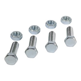 Midline Valve S1434 Set of Nuts and Bolts for Circulator Flange Standard Size for Grundfos Pumps, Chrome