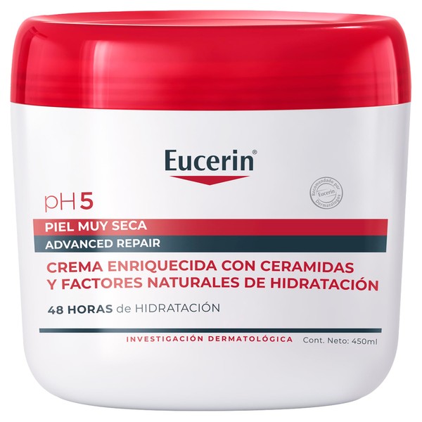 Eucerin Eucerin Crema Intensiva Ph5 Advanced Repair, 450 Ml, color, 450 ml, pack of/paquete de