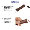 [Jumpsunfun] Watch Band Leather Loop Keeper Genuine Leather Watch Band
