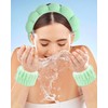 TPZORJX Schwamm Stirnband Armband Sets zum Waschen von Gesicht Make-up