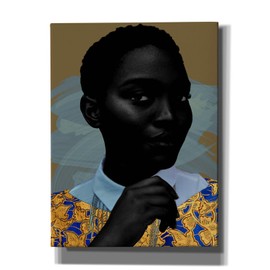 Epic Graffiti 'Golden Flower' by NUMA Art Canvas Wall Art, 12" x 16"