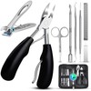 Toenail Clippers Set for Thick & Ingrown Nails Tough Toenail
