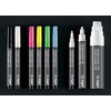 SIGEL BA180 Chalk Marker Black Chisel Tip 1-5 mm Wipe