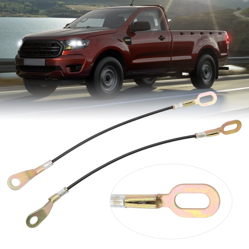 2PCS Rear Tailgate Cables Straps Set Replacement for Mazda B2300