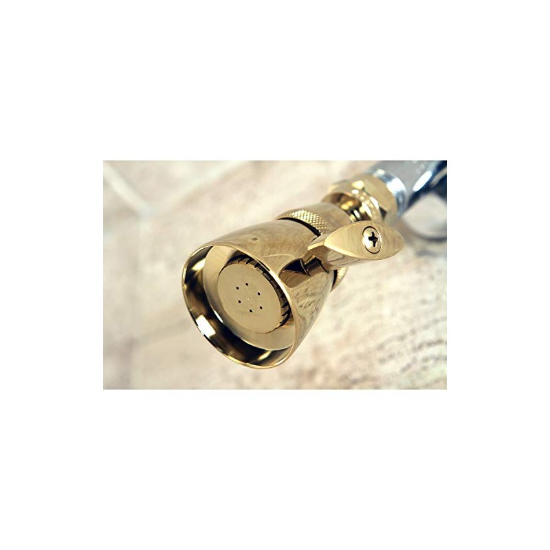 Kingston Brass K131A2 1-3/4-Inch Shower Head, Polished Brass