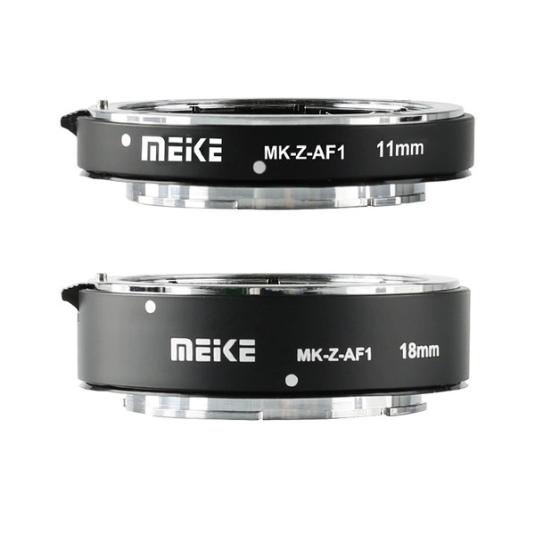 Meike MK-Z-AF1 Metal Auto Focus Macro Extension Tube Set (11